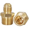Everflow 1/4" Flare x 3/8" MIP Reducing Adapter Pipe Fitting; Brass F48R-1438